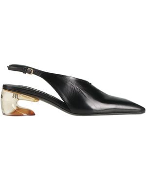 Jil Sander Court Shoes Leather - Black