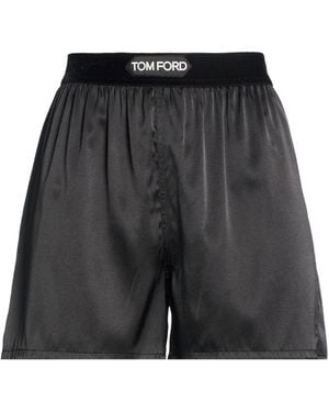 Tom Ford Shorts & Bermuda Shorts Silk, Elastane, Polyamide - Gray