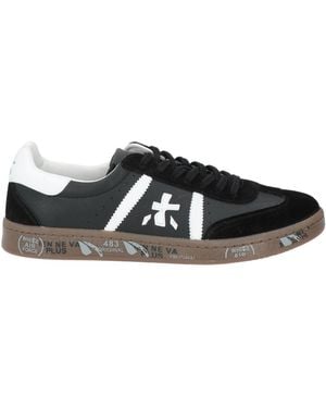 Premiata Sneakers Leather, Textile Fibers - Black
