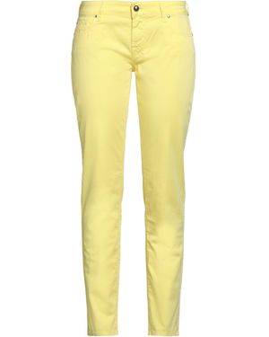 Jacob Cohen Trousers Cotton, Elastane - Yellow
