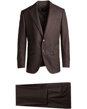 Caruso Suit Wool - Brown