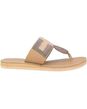 Laidbacklondon Sand Thong Sandal Leather - Multicolor