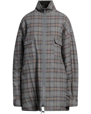 MM6 by Maison Martin Margiela Manteau long - Gris