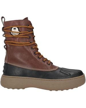 TOD'S x 8 MONCLER PALM ANGELS Botines de caña alta - Marrón