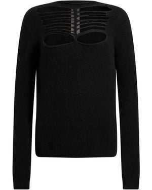 Rick Owens Jumper Alpaca Wool, Polyamide, Wool, Elastane - Black