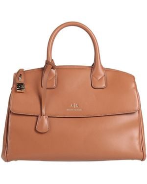 ARMANI EXCHANGE Handbag Polyester, Polyurethane - Brown