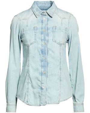 Marella Denim Shirt Cotton, Lyocell - Blue