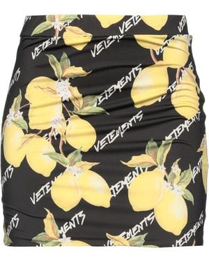 Vetements Mini Skirt - Metallic