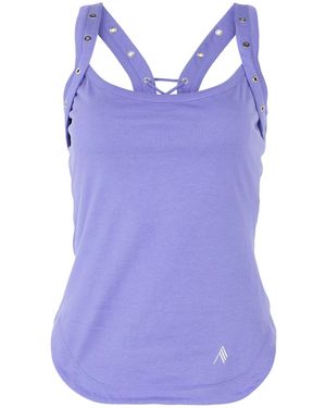 The Attico Top Cotton - Purple