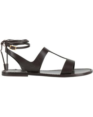 Weekend by Maxmara Sandals Leather - Brown