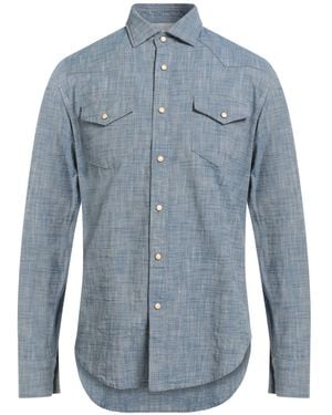 Eleventy Chemise En Jean - Bleu