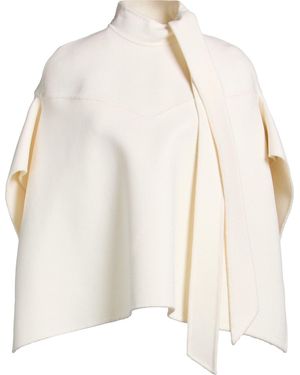 Valentino Garavani Ivory Cape Virgin Wool, Cashmere - Natural