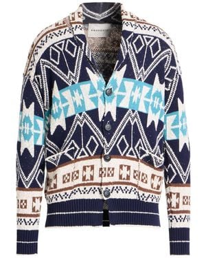 Amaranto Midnight Cardigan Cotton, Polyamide, Acrylic - Blue