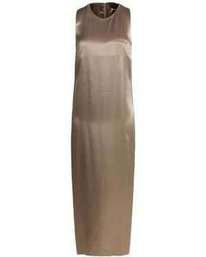 Peserico Taupe Maxi Dress Viscose - Natural
