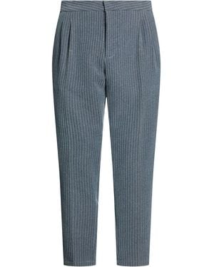 Entre Amis Trousers Virgin Wool, Polyamide, Viscose - Blue