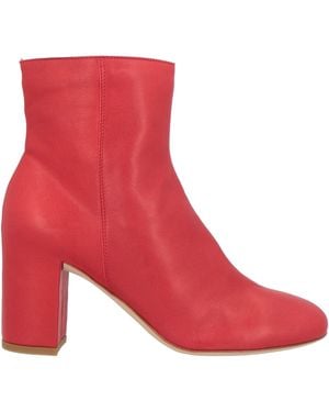 Roberto Del Carlo Botines de caña alta - Rojo