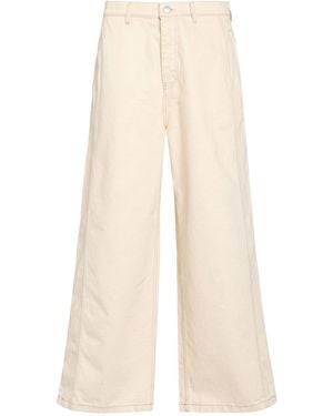 Ami Paris Cream Pants Cotton - White