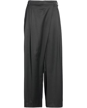 Ganni Pants Polyester, Wool, Elastane - Gray