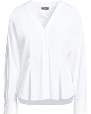 Peserico Shirt Cotton, Elastane - White
