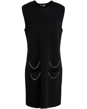 Moschino Mini Dress Virgin Wool - Black