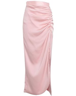 Nineminutes Maxi Skirt Polyester, Elastane - Pink