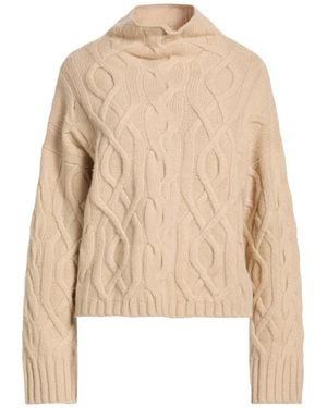 Alpha Studio Turtlenecks - Natural