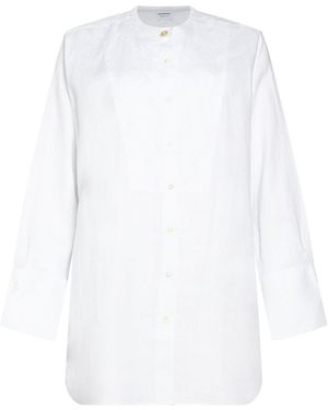 ALEX INGH Shirt Linen - White