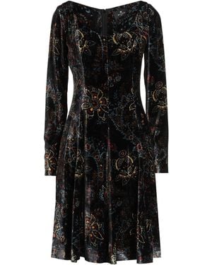 Etro Mini Dress Viscose, Silk - Black
