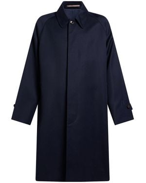 Jacob Cohen Midnight Overcoat & Trench Coat Virgin Wool - Blue