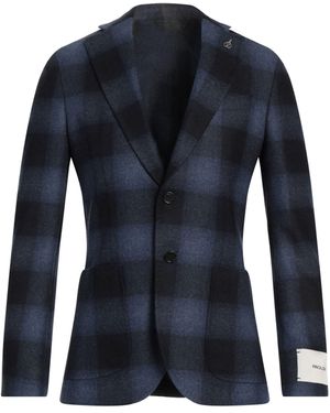 Paoloni Blazer Wool, Polyamide - Blue