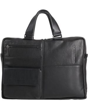 Piquadro Handbag Cow Leather, Eva (Ethylene - Black