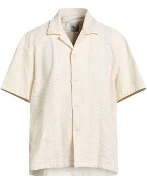 Arte' Cream Shirt Cotton - Natural