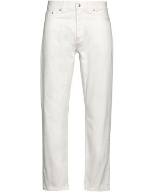 Maison Kitsuné Jeans Cotton - White