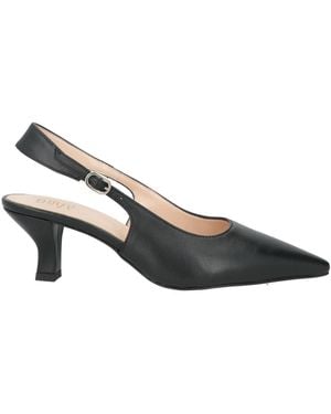Ovyè Court Shoes Leather - Metallic