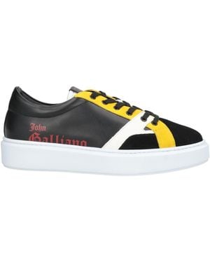 John Galliano Trainers Leather - Black