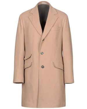 Brunello Cucinelli Coat Wool, Cashmere - Natural