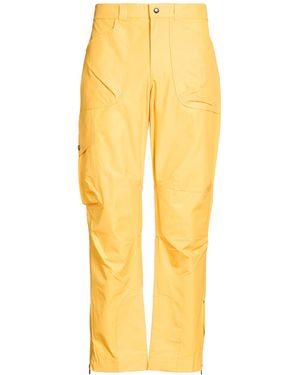Woolrich Trousers Cotton, Polyamide - Yellow