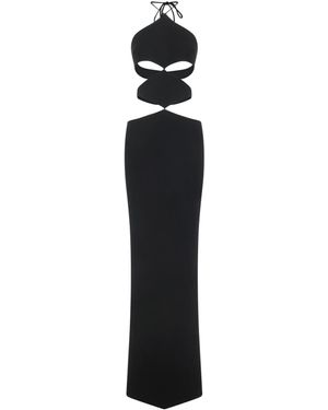 Monot Maxi Dress Polyester - Black