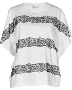 RED Valentino T-Shirt Cotton, Polyamide - White