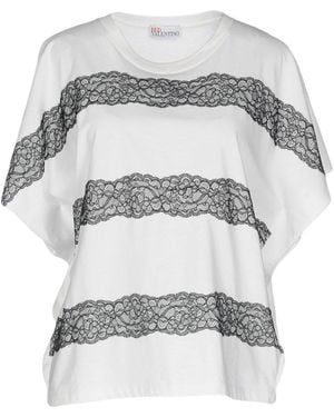 RED Valentino T-Shirt Cotton, Polyamide - White