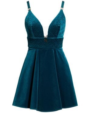Elisabetta Franchi Mini Dresses - Blue
