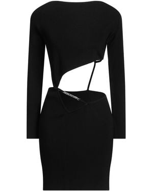 Gcds Mini Dress Viscose, Polyester - Black
