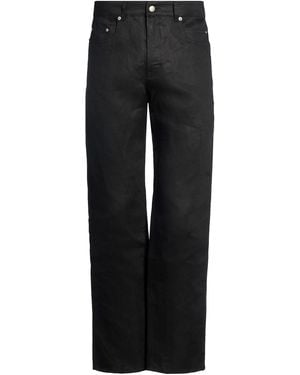 Rick Owens Trousers Linen - Black