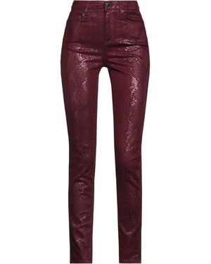 Guess Trousers Cotton, Polyester, Elastane - Purple