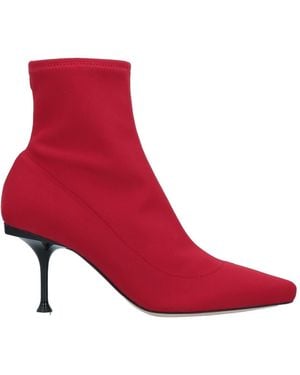Sergio Rossi Ankle Boots - Red