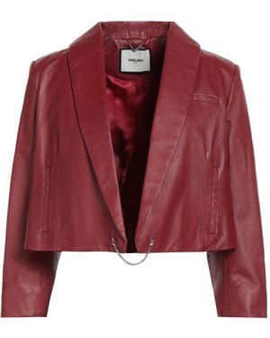 Max & Moi Blazer Lambskin - Red