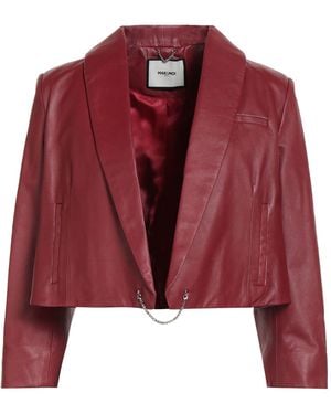 Max & Moi Jacket Lambskin - Red