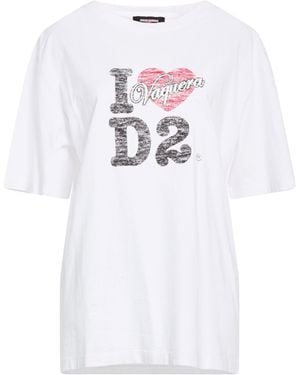 DSquared² T-Shirt Cotton - White