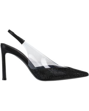 Evangelie Smyrniotaki x Sergio Rossi Court Shoes - Black