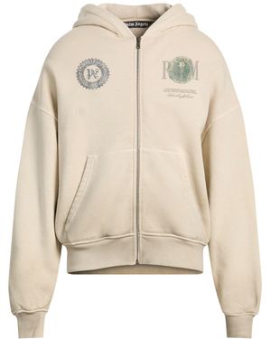 Palm Angels Sweatshirt Cotton - Natural